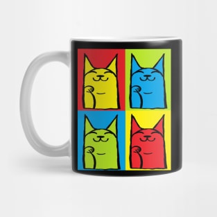 cat,cats,japan,graffiti,lucky by LowEndGraphics Mug